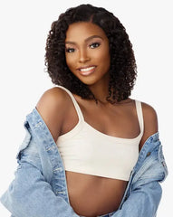 SENSATIONNEL HUMAN HAIR CURLS KINKS & CO TEXTURED CLIP IN EXTENSION HH 3B CLIQUE 9PCS