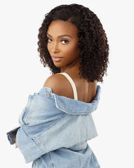 SENSATIONNEL HUMAN HAIR CURLS KINKS & CO TEXTURED CLIP IN EXTENSION HH 3B CLIQUE 9PCS