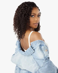 SENSATIONNEL HUMAN HAIR CURLS KINKS & CO TEXTURED CLIP IN EXTENSION HH 3B CLIQUE 9PCS