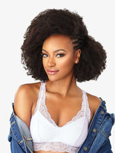 SENSATIONNEL HUMAN HAIR CURLS KINKS & CO TEXTURED CLIP IN EXTENSION HH 4C CLIQUE 9PCS