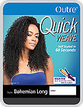 OUTRE SYNTHETIC HAIR HALF WIG QUICK WEAVE BOHEMIAN LONG
