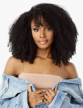 SENSATIONNEL CURLS KINKS & CO TEXTURED CLIP IN EXTENSION OVER ACHIEVER 10″