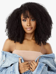 SENSATIONNEL CURLS KINKS & CO TEXTURED CLIP IN EXTENSION OVER ACHIEVER 10″