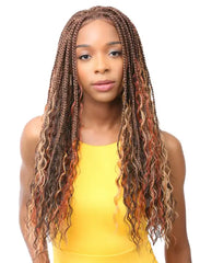 NUTIQUE BOHO BRAID LACE WIG ILLUZE 4X4 LACE BOHO BOX DEEP 26"