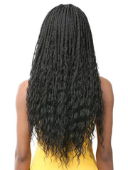 NUTIQUE BOHO BRAID LACE WIG ILLUZE 4X4 LACE BOHO BOX DEEP 26"