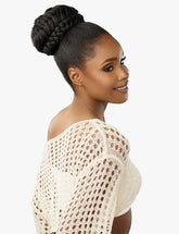 SENSATIONNEL LULU BUN WITH NATURAL TEXTURES BRAIDED BUN UNIT 1