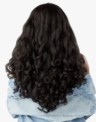 Sensationnel Synthetic Textured Clip-Ins Extension Curls Kinks N Co - Top Lady 18"