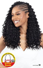 Shake N Go Human Hair Blend Que Feather Crochet - Deep Curl 18"