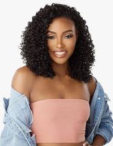 Sensationnel Synthetic Textured Clip-Ins Extension Curls Kinks N Co - Curl Crusher 10"