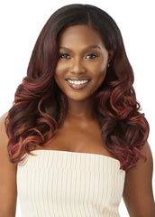 OUTRE BIG BEAUTIFUL HAIR HUMAN HAIR BLEND LEAVE OUT U PART WIG DOMINICAN BODY CURL 20