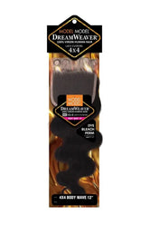 MODEL MODEL 100% HUMAN HAIR DREAM WEAVER BUNDLE 4X4 CLOSURE BODY WAVE 12"