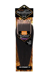 MODEL MODEL 100% HUMAN HAIR DREAM WEAVER BUNDLE 4X4 CLOSURE STRAIGHT 12"