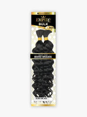 SENSATIONNEL 100% HUMAN HAIR BRAIDS EMPIRE ISLAND CURL BULK 18-22