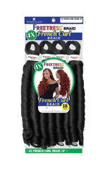 FREETRESS BRAID 4X FRENCH CURL BRAID 18"