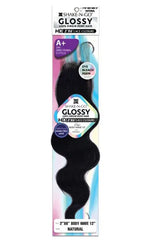 SHAKE N GO GLOSSY 2X6 HD LACE CLOSURE BODY WAVE 12"