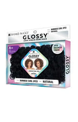 Shake N Go Glossy 100% Virgin Remy Human Hair Weave - Burmese Curl 3pcs