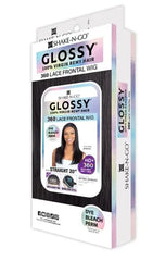 SHAKE N GO 100% HUMAN HAIR GLOSSY 360 LACE FRONTAL WIG STRAIGHT 20"
