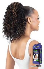 Shake N Go Synthetic Drawstring Ponytail Ponycrush - Hawaiian Glow