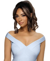 VIVICA A FOX PRE-PONYTAILED HD NATURAL & INVISIBLE LACE FRONT WIG HAZEL