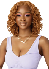 OUTRE AIRTIED HUMAN HAIR BLEND 100% FULLY HAND-TIED WIG HHB-LOOSE DEEP 12