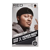 Red By Kiss Bow Wow X Power Wave Velvet Velcro Durag Regular - Black HD161