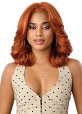 Outre Human Hair Blend 13X6 Lace Frontal Wig Perfect Hairline Nueblend - HHB-Body Wave 14"