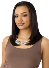 Outre Unprocessed Human Hair Half Wig Everroot - HH-Yaki Straight 18"