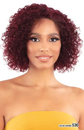 MODEL MODEL 100% HUMAN HAIR DREAM WEAVER LACE WIG JERRY CURL