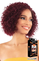 MODEL MODEL 100% HUMAN HAIR DREAM WEAVER LACE WIG JERRY CURL