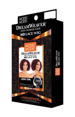 MODEL MODEL 100% HUMAN HAIR DREAM WEAVER LACE WIG JERRY CURL