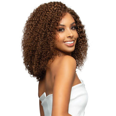 BOBBI BOSS 100% UNPROCESSED REMY HUMAN HAIR GLUELESS PRE-PLUCKED 13X7 HD LACE FRONT WIG KAYLEE