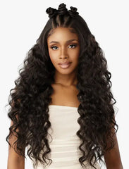 SENSATIONNEL CLOUD9 WHAT LACE HUMAN HAIR BLEND 13X6 HD LACE WIG KELANI