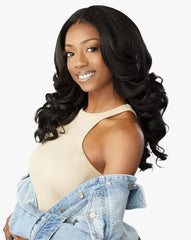 SENSATIONNEL CURLS KINKS N CO KINKY EDGES 13X6 WIG KINKY BARREL CURL 20″