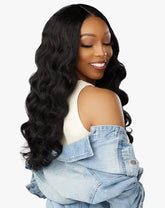 SENSATIONNEL CURLS KINKS N CO KINKY EDGES Y-PART KINKY LOOSE WAND CURL 24"
