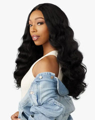 SENSATIONNEL CURLS KINKS N CO KINKY EDGES Y-PART KINKY LOOSE WAND CURL 24"
