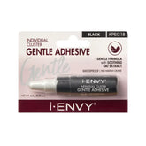 KISS I ENVY INDIVIDUAL CLUSTER GENTLE ADHESIVE BLACK