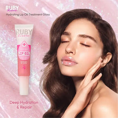 Ruby Kiss Hydrating Lip Oil Rosehip