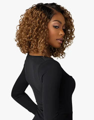 SENSATIONNEL BUTTA CHIC BOB COLLECTION LACE WIG LOB UNIT 3