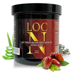 LOC N TWIST BRAIDS WAVE EDGE GEL EXTRA HOLD 16OZ