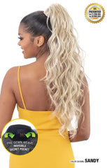 SHAKE N GO ORGANIQUE SECRET POCKET PONY PRO LOOSE WAVE 26"