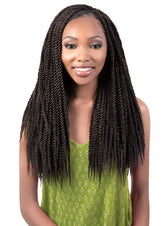 Beshe Synthetic Crochet Braid Mega Senegal Twist 18"x3