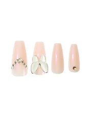ABSOLUTE NEW YORK COUTURE PRESS ON NAILS COFFIN LONG NTCT05