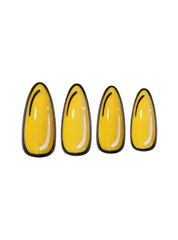 ABSOLUTE NEW YORK CLAWTOON PRESS ON NAILS ALMOND LONG NTCW05
