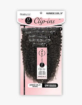 Sensationnel 100% Virgin Remy Hair Pearlish Clip-Ins 9pcs - Burmese Curl 18"