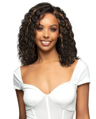 BOBBI BOSS 100% UNPROCESSED REMY HUMAN HAIR GLUELESS PRE-PLUCKED 13X7 HD LACE FRONT WIG ROSALIE