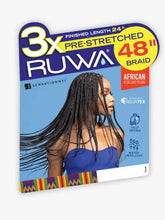SENSATIONNEL AFRICAN COLLECTION 3X RUWA PRE-LAYERED BRAID 48"