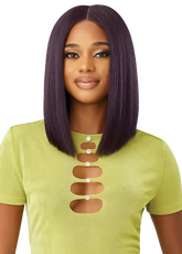 OUTRE 6x5 PRE-CUT LACE CLOSURE WIG HHB-YAKI STRAIGHT BOB 14"