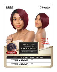 VANESSA 100% BRAZILIAN HUMAN HAIR LACE FRONT WIG TDJH NADINE