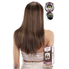 MAYDE BEAUTY TESSA 100% VIRGIN REMY HUMAN HAIR PRE-CUT LACE FRONTAL WIG STRAIGHT 22