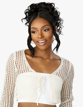 SENSATIONNEL LULU BUN WITH HD LACE PARTING UPDO UNIT 1